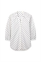 Cotton Linen Swiss Spot Shirt