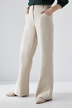 Linen Seam Front Pant