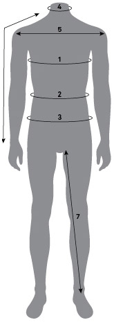 Men's Size Guide - How to measure